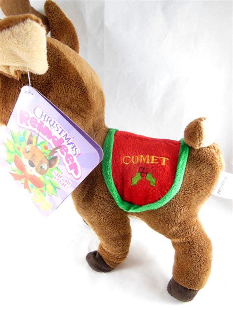 Comet Reindeer Kellytoy Plush Stuffed Animal Sugarloaf Christmas New ...