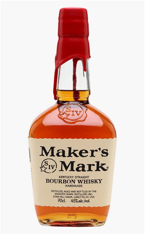 Makers Mark Bourbon 750ml, HD Png Download , Transparent Png Image ...