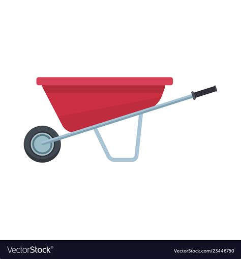 Load wheelbarrow cartoon Royalty Free Vector Image