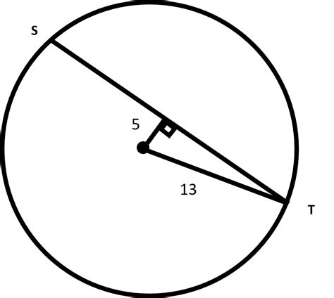 How to find the length of a chord - Intermediate Geometry