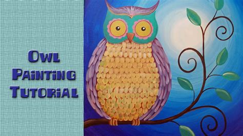 Owl Acrylic Painting Tutorial | Live Stream Event | Free Lesson | Painting tutorial, Free art ...