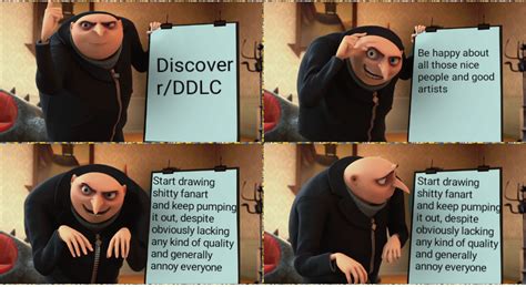 Hey, I'm gonna try making a Gru meme too! : r/DDLC