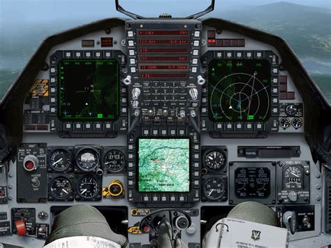 F-15E ‘Strike’ Eagle / F-15 Eagle II | Flight simulator cockpit ...