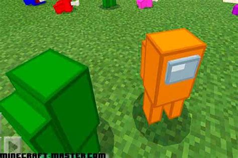 Among Us + Skins 4D Mods Minecraft Bedrock