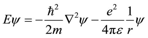 Hydrogen Atom: Schrodinger Equation For Hydrogen Atom