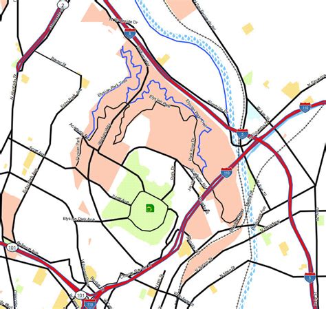 Elysian Park - California Trail Map