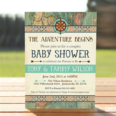 Baby Shower Couples Invitations / Unique Indian Baby Shower Invitations ...