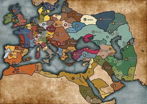 Total War Medieval 2 Map