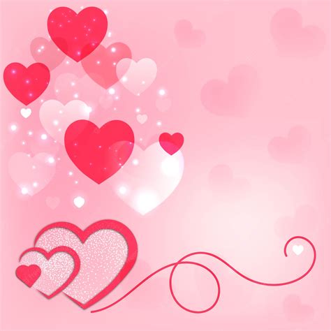 Fondo de pantalla de corazones de amor | Vector Premium