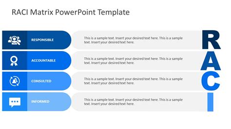 RACI Matrix PowerPoint Template - SlideModel