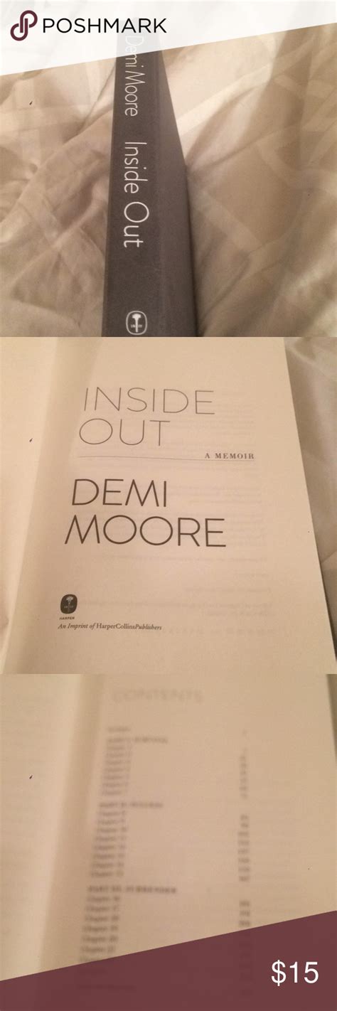 Demi Moore memoir This is like new hardcover edition without its cover Demi Moore’s life memoir ...