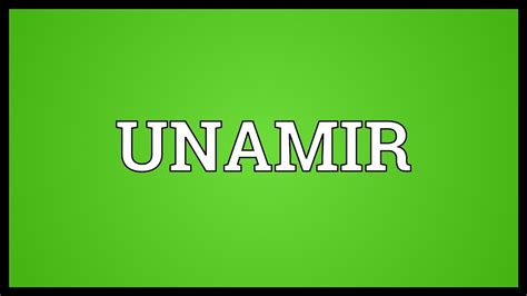 UNAMIR Meaning - YouTube