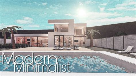 Minimalist Modern House Bloxburg