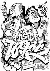 Cool Graffiti Coloring Pages  Coloring Home sketch template