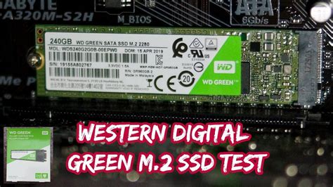 Western Digital Green M.2 SATA SSD (WDS240G2G0B): Test - YouTube