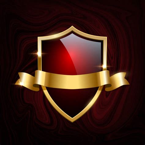 Gold Shield Illustrations, Royalty-Free Vector Graphics & Clip Art - iStock