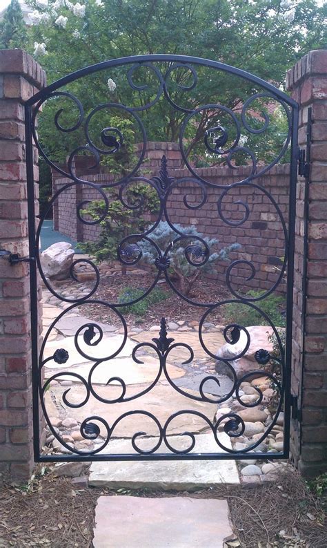 Custom Wrought Iron Garden Gate by The Looking Glass | CustomMade.com