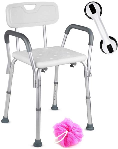 Top 10 Best Handicap Shower Chair with Arm and Back in 2022 Reviews