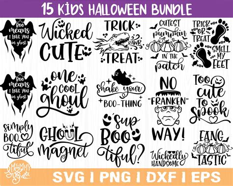 Kids Halloween Svg Bundle Halloween Svg Kids Halloween Shirt - Etsy