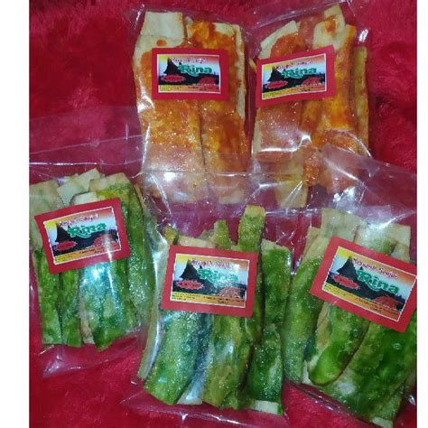 Jual keripik sanjai padang RINA asli ,250gr/pack Indonesia|Shopee Indonesia