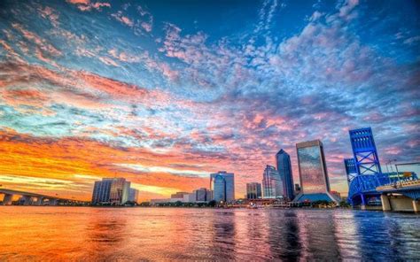 Gorgeous photo of downtown Jacksonville, Florida at sunset. Such a ...