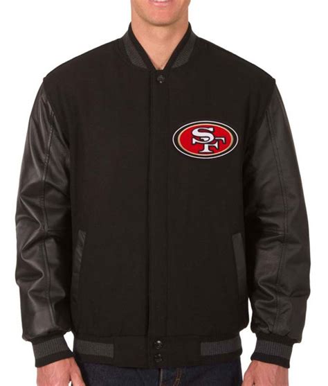 Mens Varsity Reversible 49ers Jacket - Jackets Expert