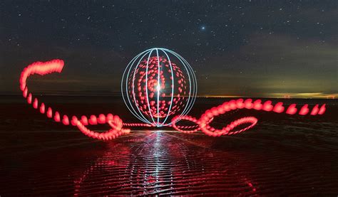 Valentine's Day-inspired light paintings created across Essex - BBC News