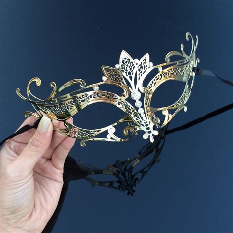 Masquerade Mask Elegant Gold Mask Masquerade Ball Masks