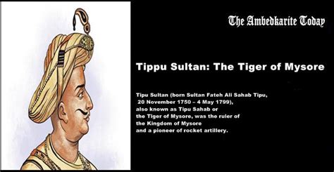 About Tipu Sultan: The Tiger of Mysore Biography and Life History | Tiger