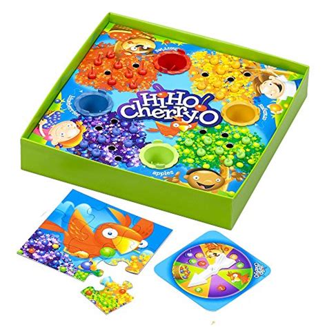 Hasbro Hi Ho! Cherry-O Board Game for 2 to 4 Players Kids Ages 3 and Up ...