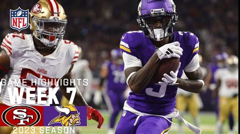 San Francisco 49ers vs. Minnesota Vikings | 2023 Week 7 Game Highlights - Win Big Sports