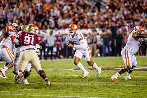 Clemson Football Photo of DJ Uiagalelei and Florida State - TigerNet