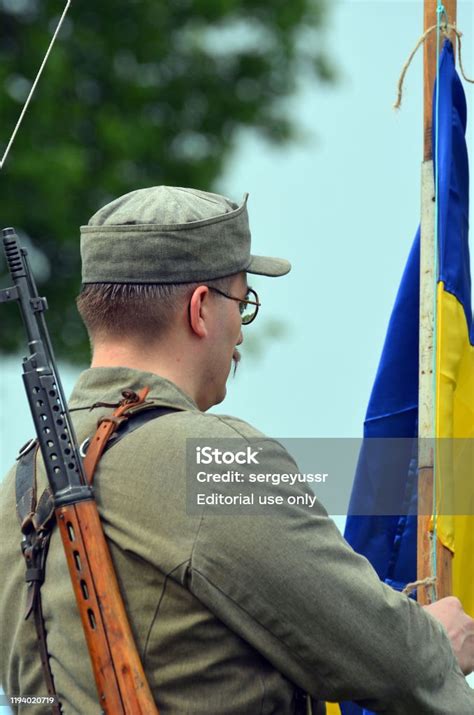 Man Wears Upa Uniform Wolyn Massacre Punishers Stock Photo - Download ...