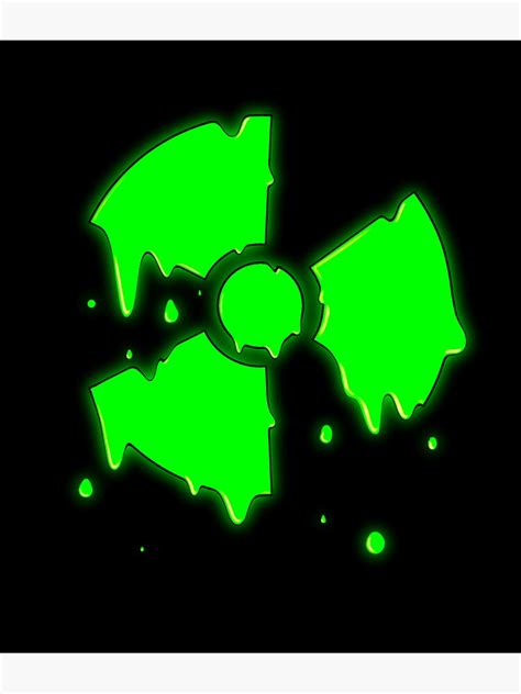 "Dripping toxic waste symbol" Sticker for Sale by wildice-116 | Redbubble