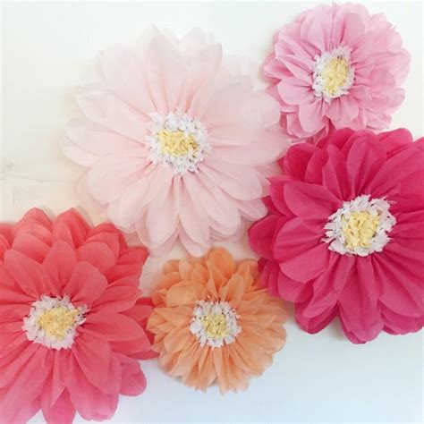 Tissue Paper Flowers, Wedding Backdrop, First Birthday Party, Flower Wall, Unique Wedding ...