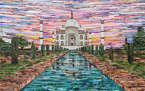 THE TAJ MAHAL Collage by Olga Vargas | Saatchi Art