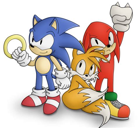 Classic Sonic, Tails and Knuckles by esonic64 on deviantART | Classic sonic, Sonic, Sonic heroes