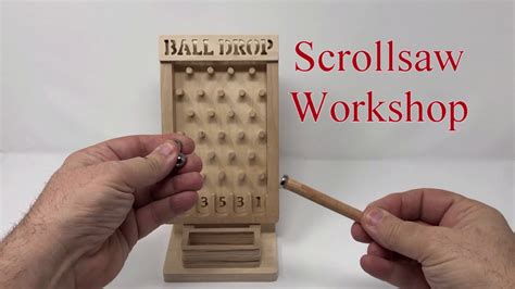 Ball Drop Game Scroll Saw Patter. - YouTube