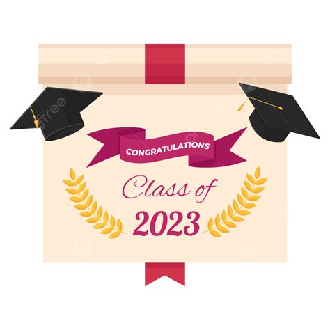 Class Of 2023 Happy Graduation Illustration, Happy Graduation, Congrats ...