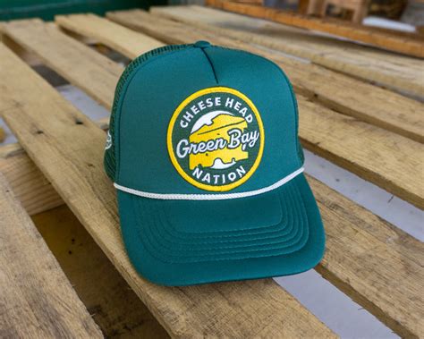 Green Bay Cheese Head Nation Trucker Hat – Savior Clothing