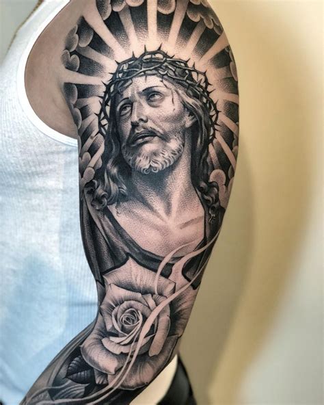 Added a Jesus piece on my brother @tigglife ‘s sleeve. Thanks to ...