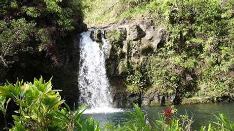 Waterfall on the Road to Hana - YouTube