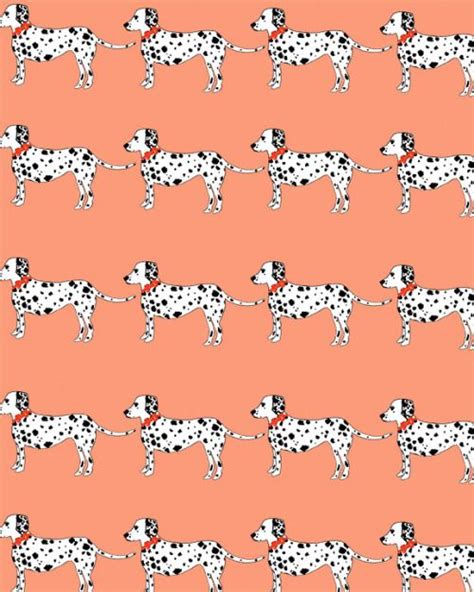 Dalmatian II. | Conversational prints, Pattern illustration, Print patterns