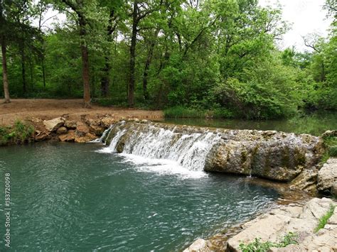 “Little Niagara” falls, Chickasaw National Recreation Area in Sulphur, Oklahoma The Little ...