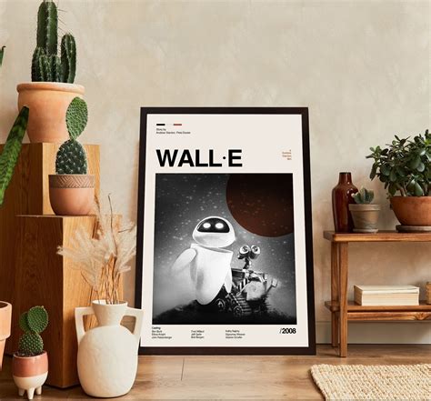 Wall-e Movie Poster Wall-e Movie Andrew Stanton Film Retro - Etsy