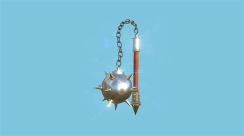 Medieval Flail Mace 03 - Luxury 3D Model by gsommer