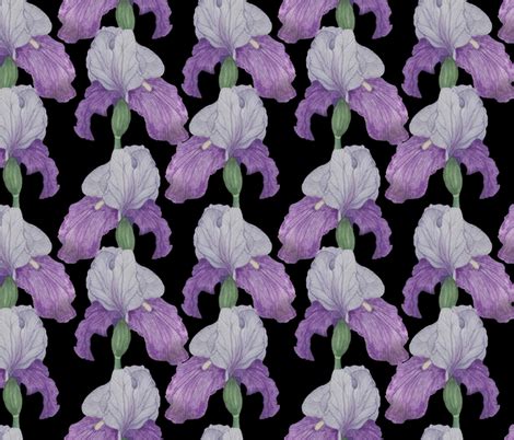 Iris Fabric | Spoonflower