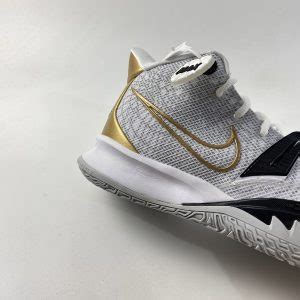 Nike Kyrie 7 White/Black/Metallic Gold For Sale – The Sole Line