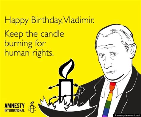 Vladimir Putin, We Got You A Very Special Birthday Present | HuffPost Impact