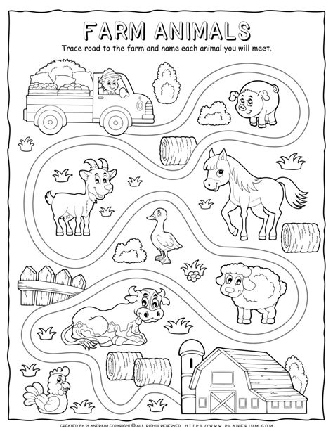Animals Farm Game - Maze | Planerium